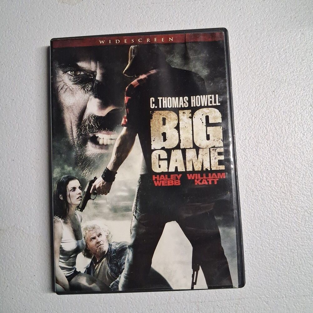 Big Game DVD C Thomas Howell Haley Webb William Katt Widescreen